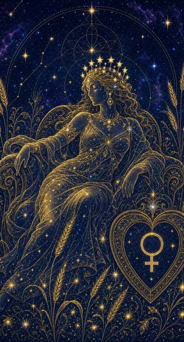 La carte L'Impératrice du jeu de tarot quantique